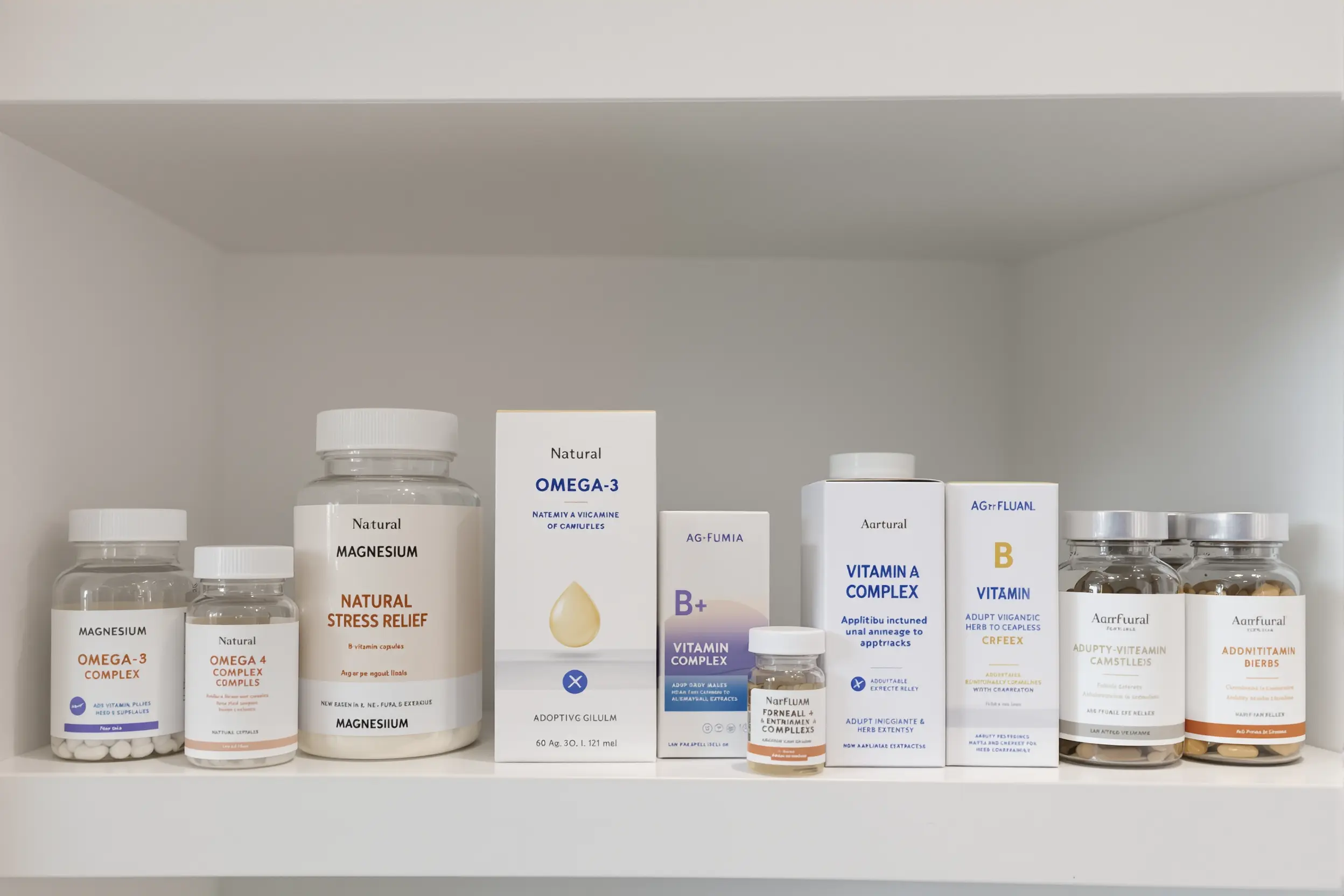 Compléments anti-stress naturels en pharmacie