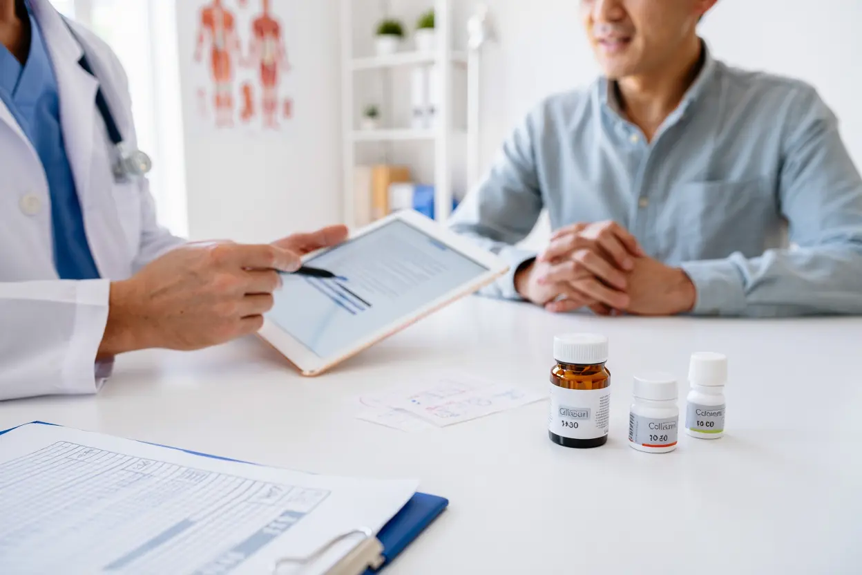 Consultation médicale sur les suppléments de collagène