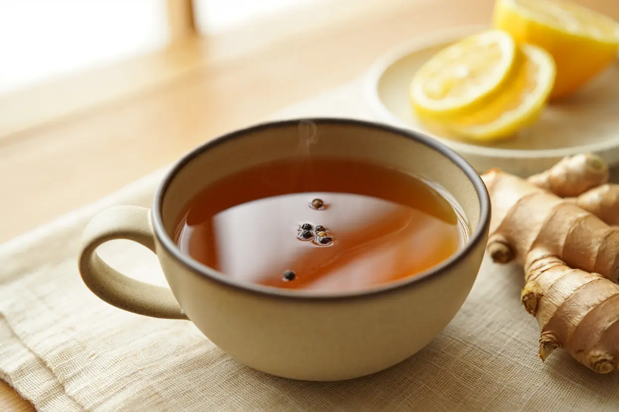 Infusion digestive au poivre noir