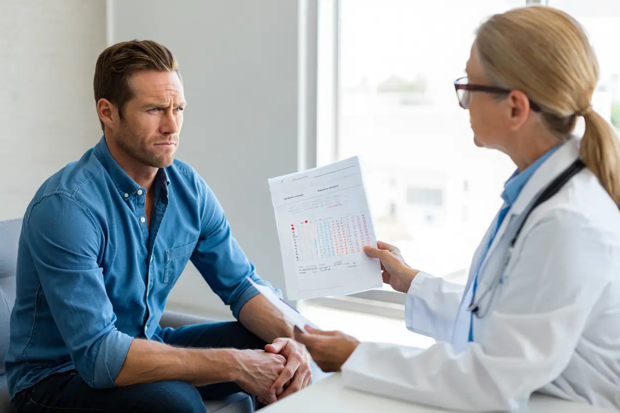 Consultation médicale pour carence en zinc