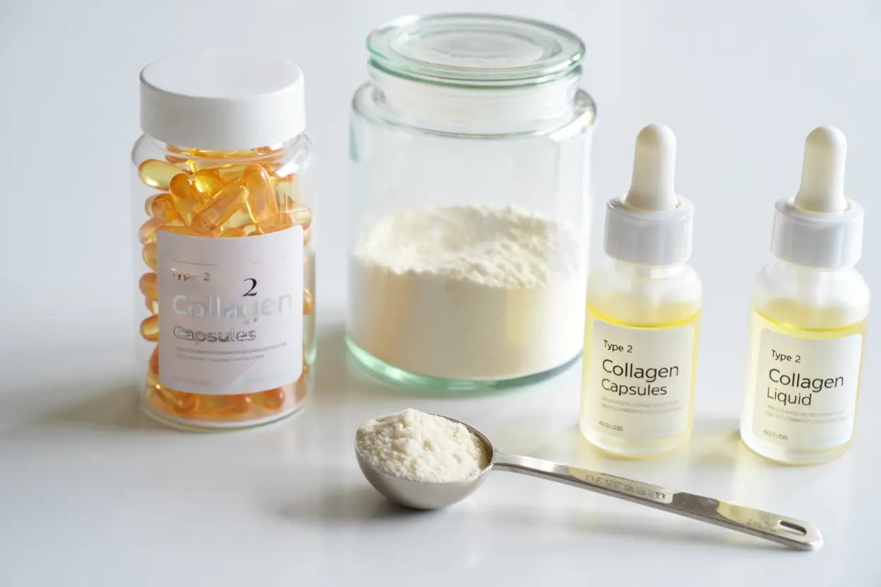 Différentes formes de collagène de type 2