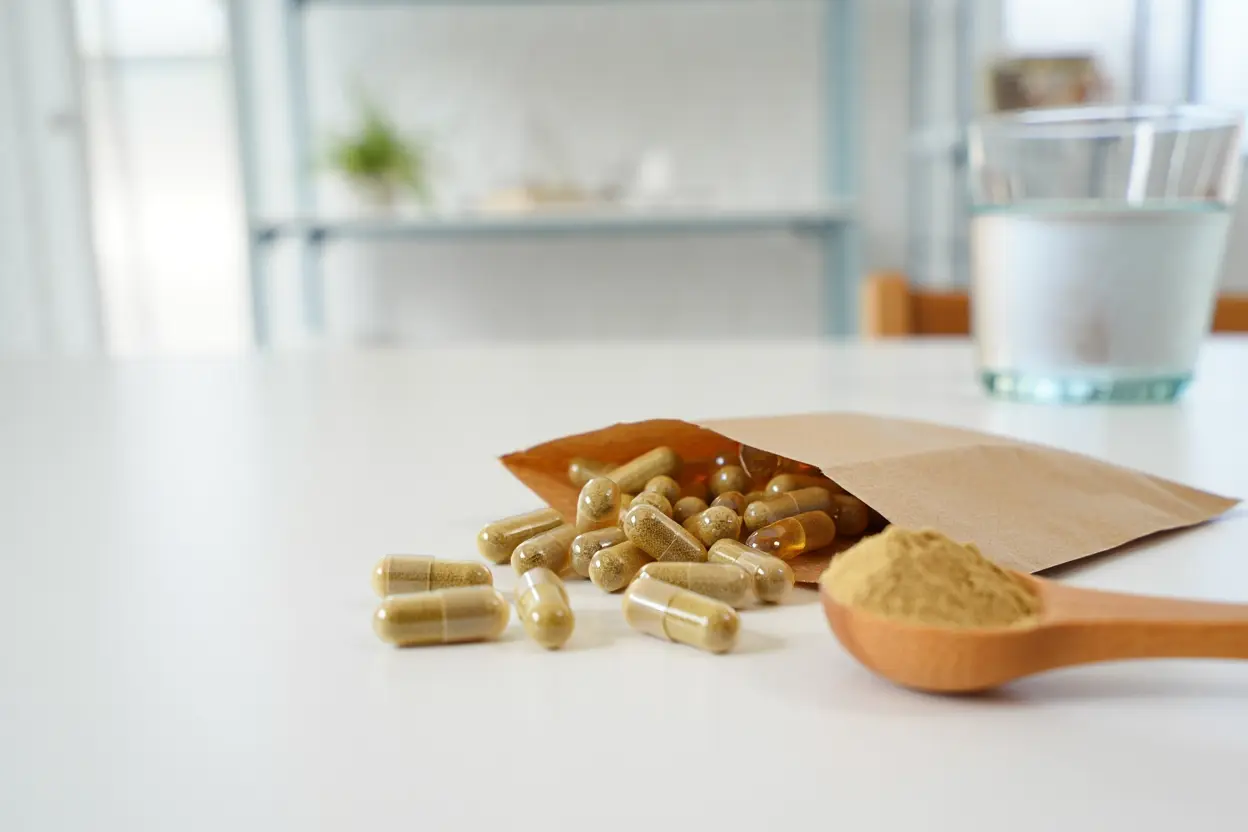 Formes de ginseng en gélules, poudre et tisane