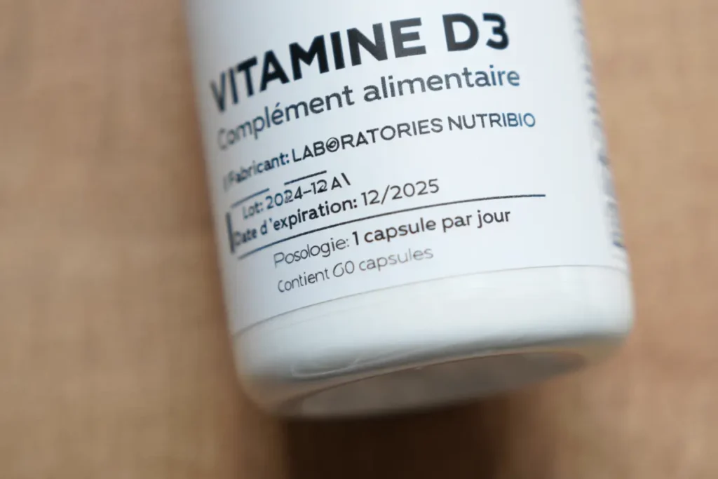 Étiquette complément alimentaire mentions légales