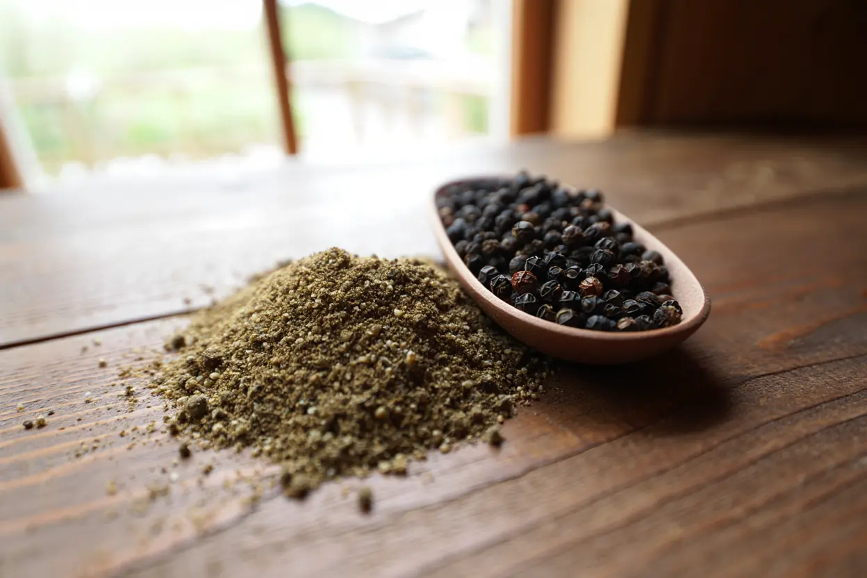 Poivre noir santé : bienfaits et propriétés digestives