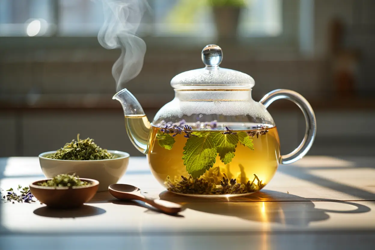 Préparation de tisane anti-stress