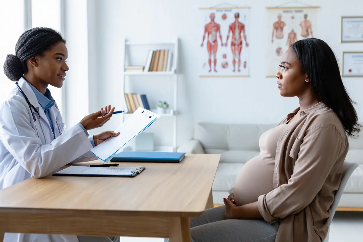 Consultation médicale grossesse