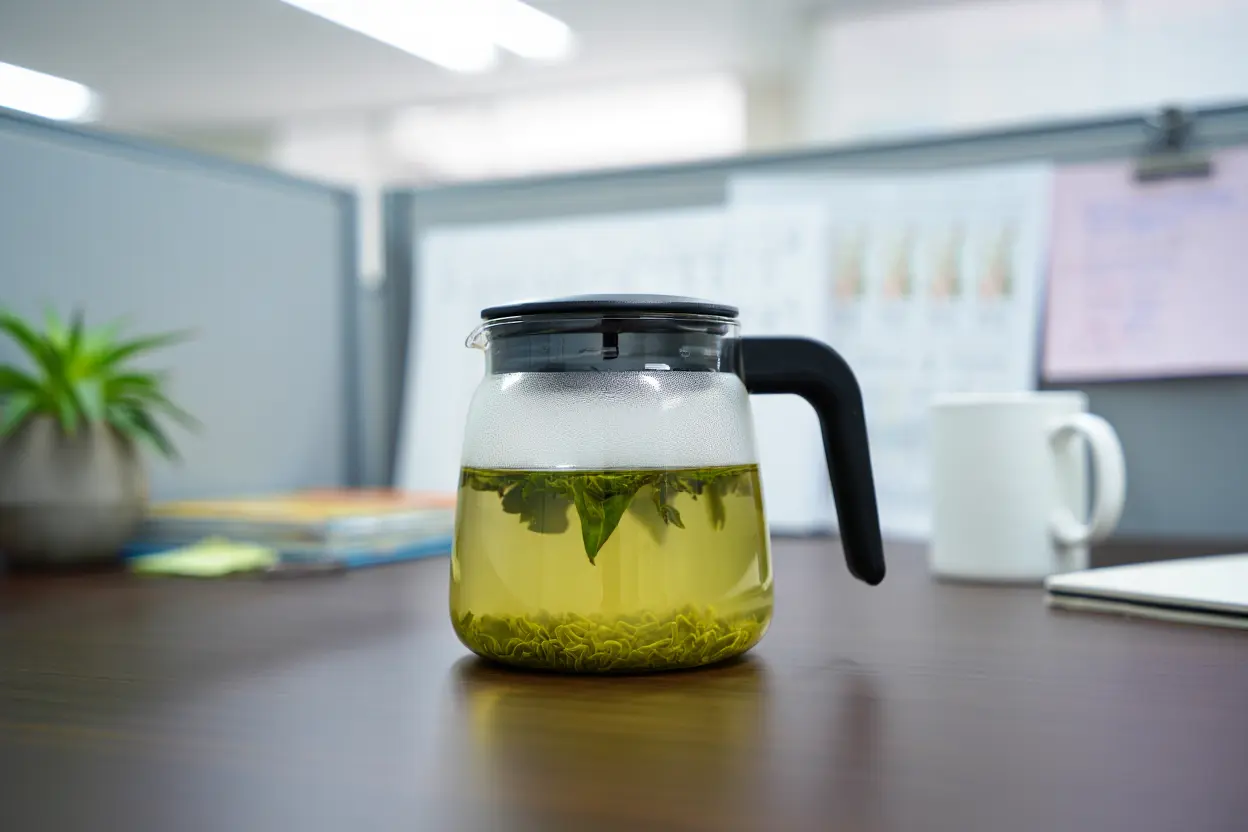 Thé vert en journée