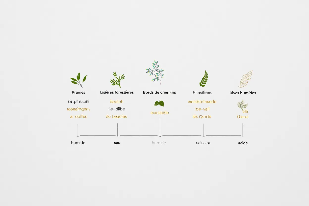 Habitats et préférences écologiques des plantes