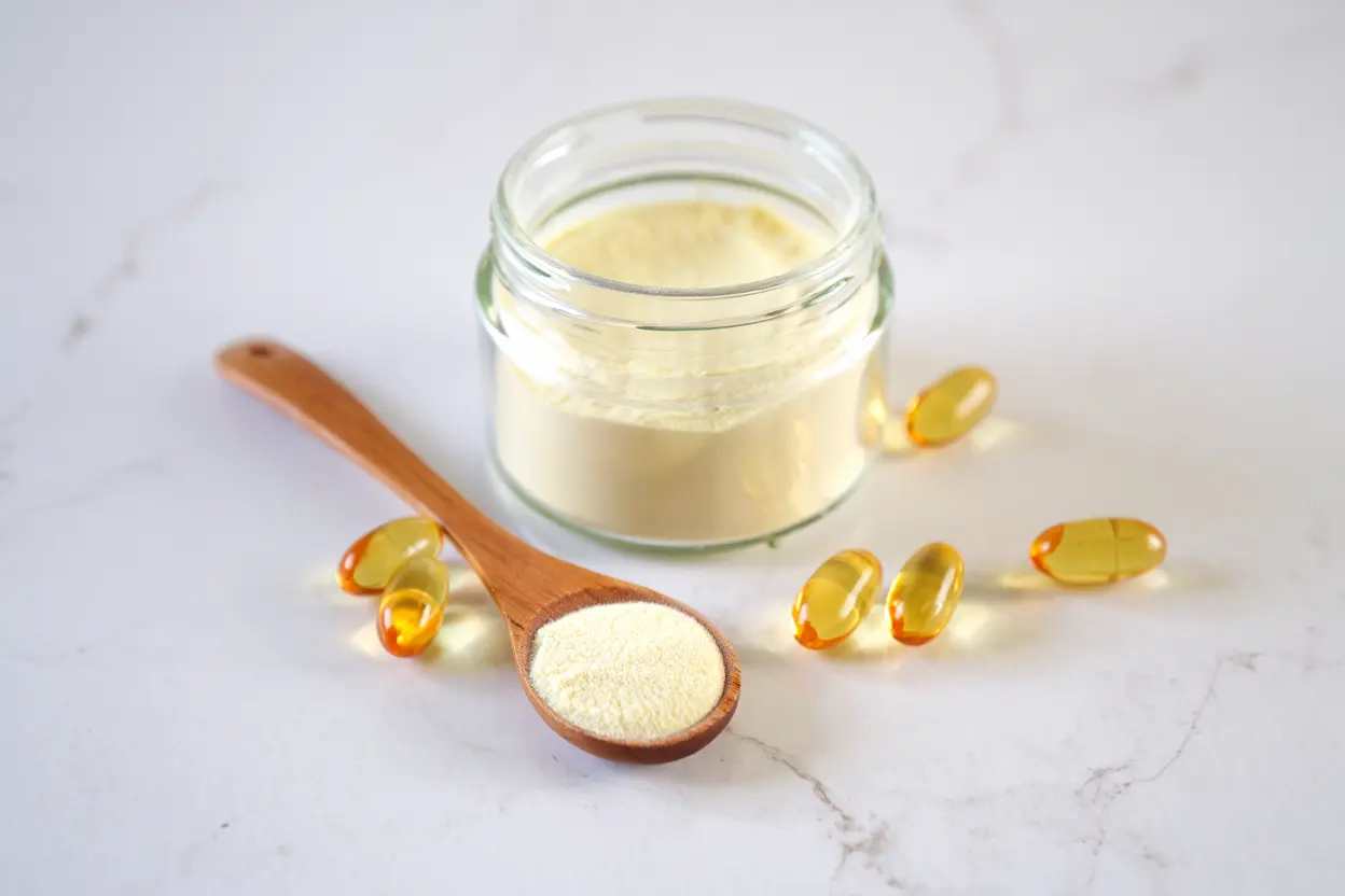 Poudre de collagène hydrolysé et dosage