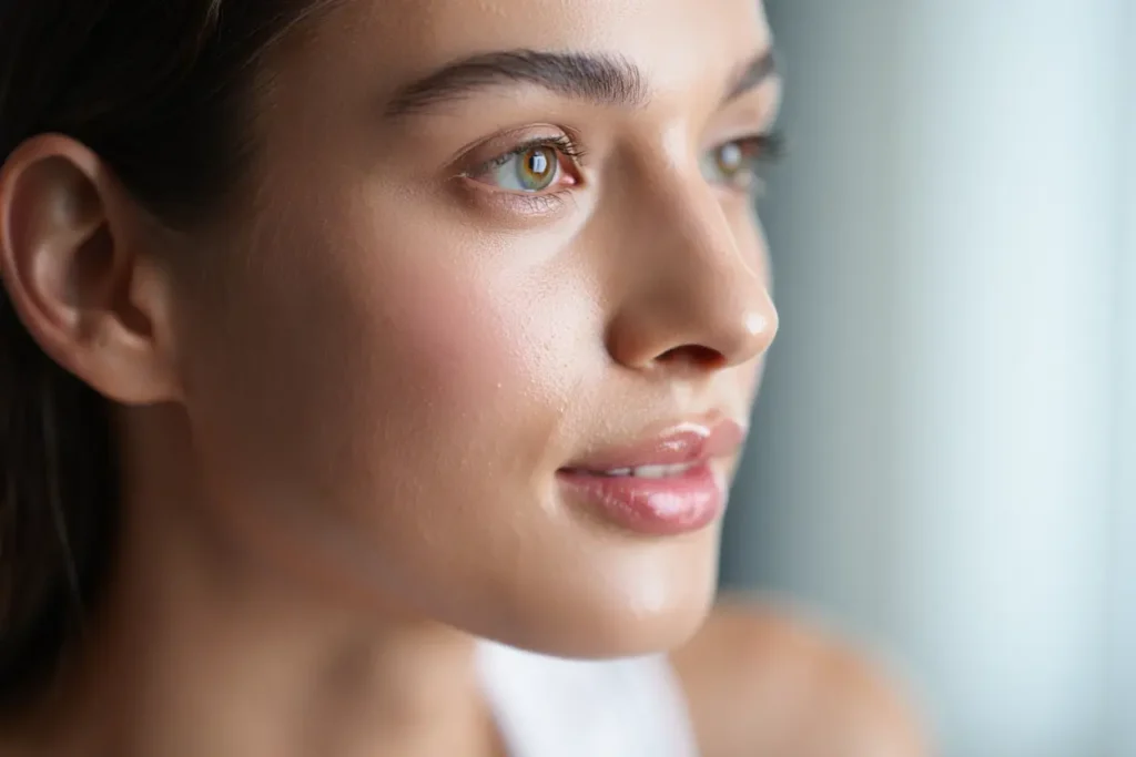 Peau éclatante avec glow naturel