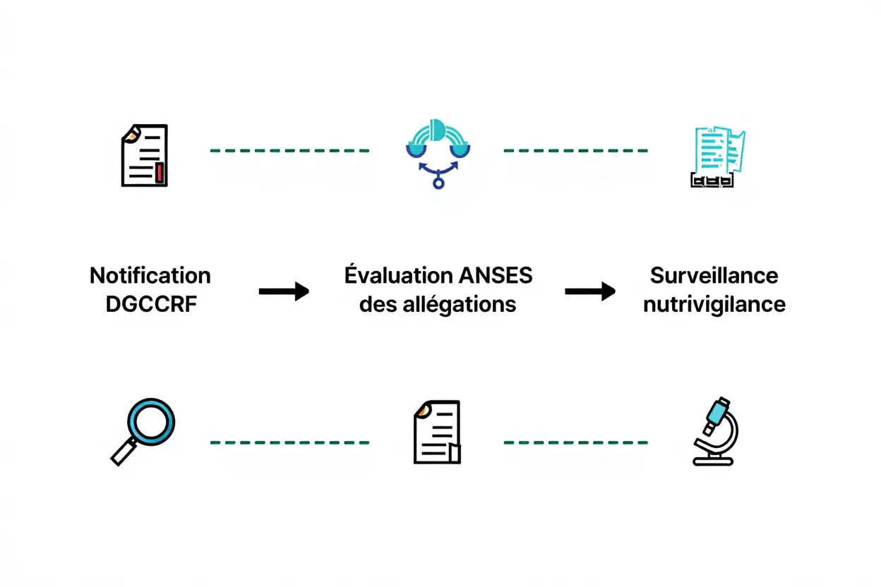 Processus réglementaire des compléments alimentaires en France