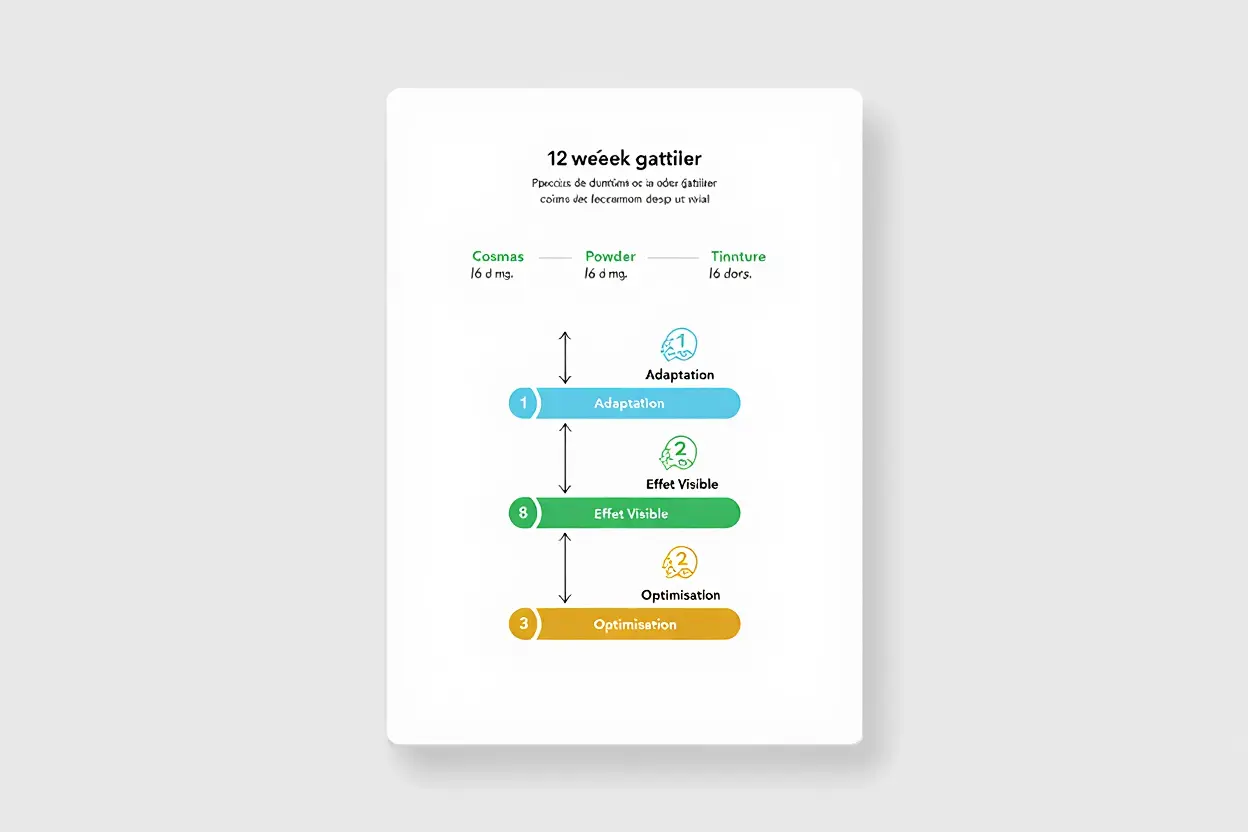 Calendrier d'utilisation du gattilier