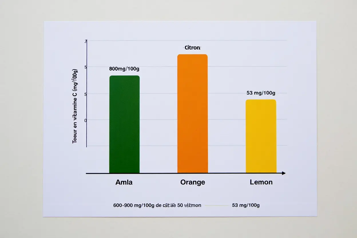 Comparaison vitamine C